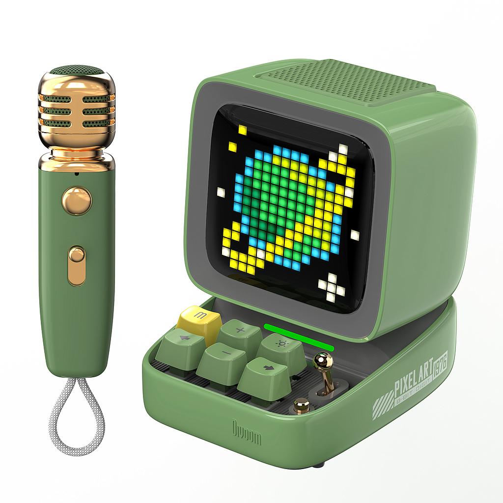 Ditoo Mic - Retro Pixel Art Game Bluetooth Speaker Microphone Karaoke Function - The Time Machine - Jordan