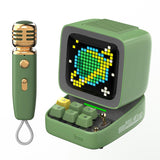 Ditoo Mic - Retro Pixel Art Game Bluetooth Speaker Microphone Karaoke Function - The Time Machine - Jordan